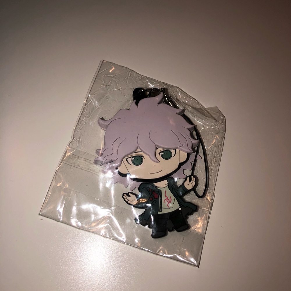 Danganronpa Nagito Komaeda figure keychain